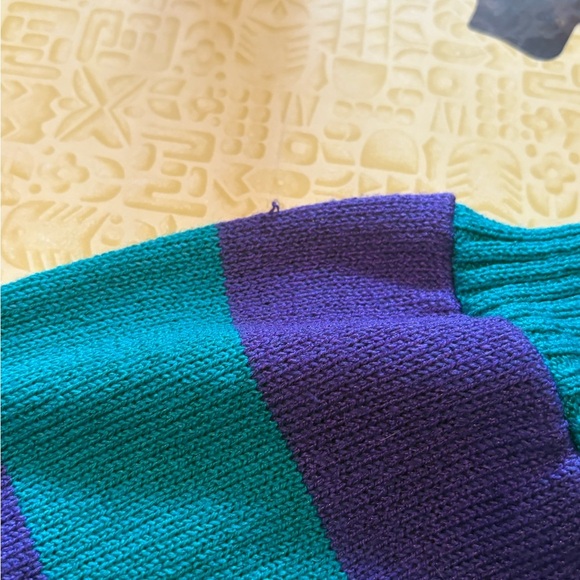 Vintage Colorful Striped Sweater Dress - Picture 9 of 11